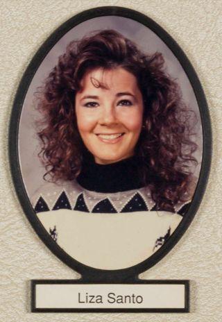 Delta Mu Chapter Composite Detail, Liza Santo, 1988-1989