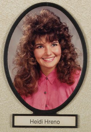 Delta Mu Chapter Composite Detail, Heidi Hreno, 1988-1989