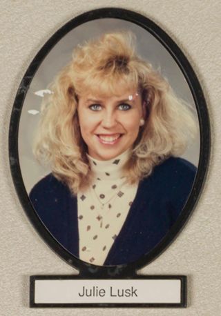 Delta Mu Chapter Composite Detail, Julie Lusk, 1991-1992