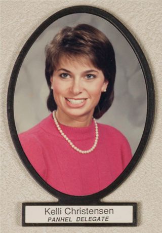 Delta Mu Chapter Composite Detail, Kelli Christensen, 1991-1992