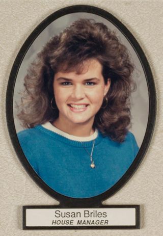 Delta Mu Chapter Composite Detail, Susan Briles, 1991-1992