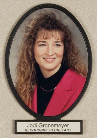 Delta Mu Chapter Composite Detail, Jodi Gronemeyer, 1991-1992