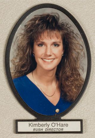 Delta Mu Chapter Composite Detail, Kimberly O'Hare, 1991-1992