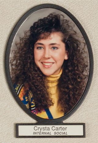 Delta Mu Chapter Composite Detail, Crysta Carter, 1991-1992