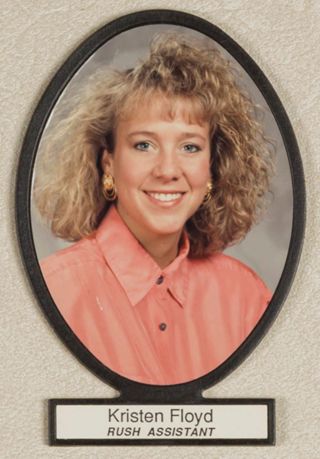 Delta Mu Chapter Composite Detail, Kristen Floyd, 1991-1992