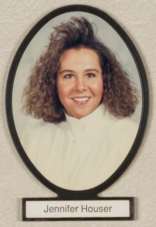 Delta Mu Chapter Composite Detail, Jennifer Houser, 1991-1992