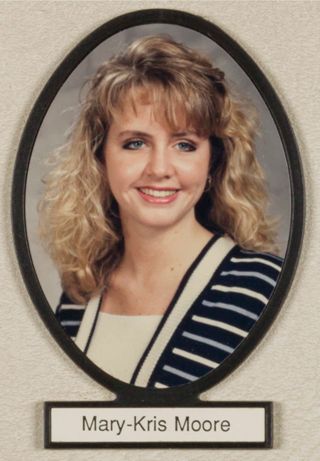 Delta Mu Chapter Composite Detail, Mary-Kris Moore, 1991-1992