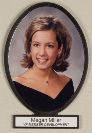 Delta Mu Chapter Composite Detail, Megan Miller, 1997-1998