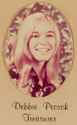 Delta Mu Chapter Composite Detail, Debbie Pecsok, 1974-1975