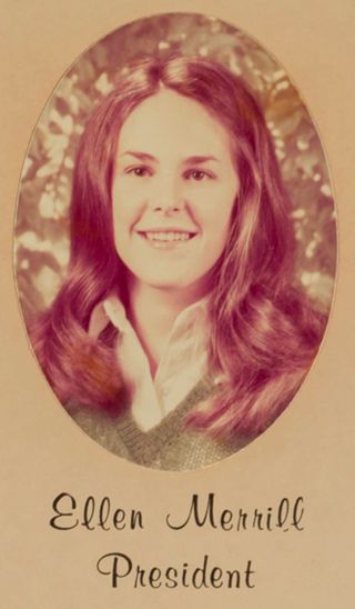 Delta Mu Chapter Composite Detail, Ellen Merrill, 1974-1975