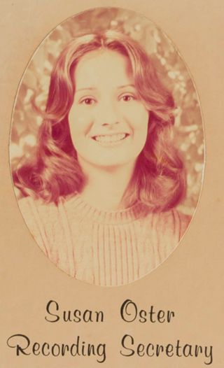 Delta Mu Chapter Composite Detail, Susan Oster, 1974-1975