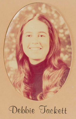 Delta Mu Chapter Composite Detail, Debbie Tackett, 1974-1975