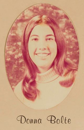 Delta Mu Chapter Composite Detail, Donna Bolte, 1974-1975