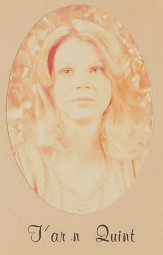 Delta Mu Chapter Composite Detail, Karen Quint, 1974-1975