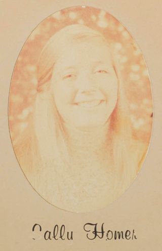 Delta Mu Chapter Composite Detail, Sally Homer, 1974-1975