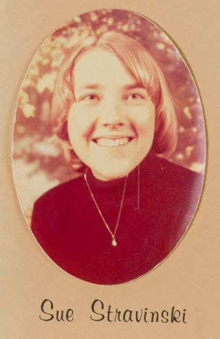 Delta Mu Chapter Composite Detail, Sue Stravinski, 1974-1975