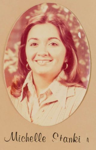 Delta Mu Chapter Composite Detail, Michelle Stankich, 1974-1975