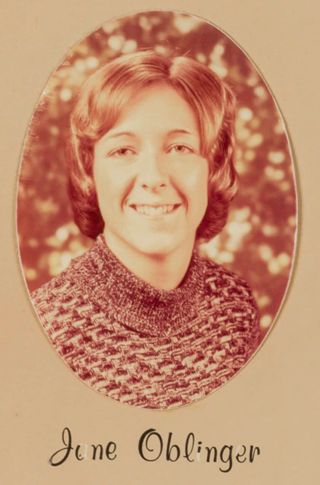 Delta Mu Chapter Composite Detail, Jane Oblinger, 1974-1975