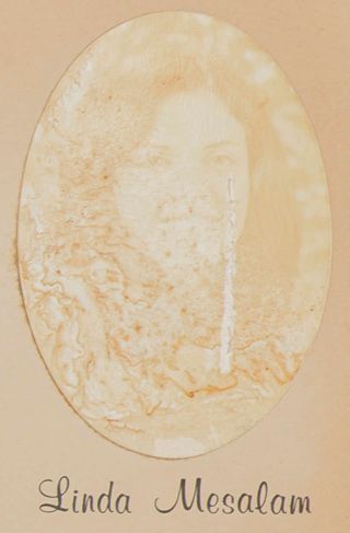 Delta Mu Chapter Composite Detail, Linda Mesalam, 1974-1975