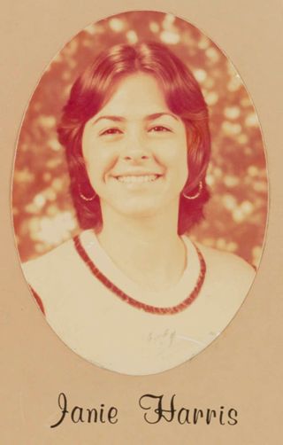 Delta Mu Chapter Composite Detail, Janie Harris, 1974-1975