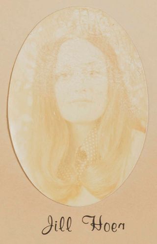 Delta Mu Chapter Composite Detail, Jill Hoeg, 1974-1975