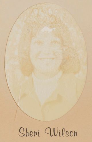 Delta Mu Chapter Composite Detail, Sheri Wilson, 1974-1975