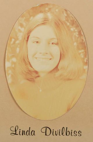 Delta Mu Chapter Composite Detail, Linda Divilbiss, 1974-1975