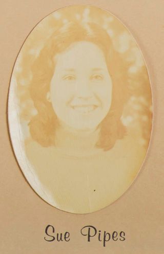 Delta Mu Chapter Composite Detail, Sue Pipes, 1974-1975