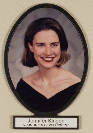 Delta Mu Chapter Composite Detail, Jennifer Kingen, 1996-1997