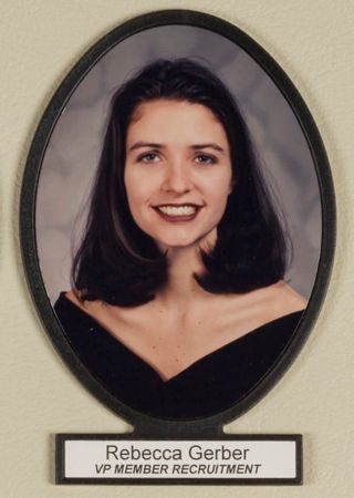 Delta Mu Chapter Composite Detail, Rebecca Gerber, 1996-1997