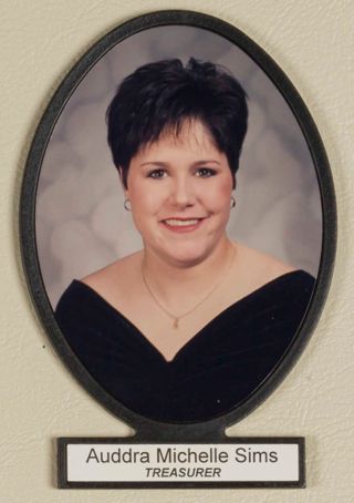 Delta Mu Chapter Composite Detail, Auddra Michelle Sims, 1996-1997