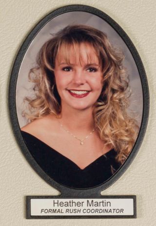 Delta Mu Chapter Composite Detail, Heather Martin, 1996-1997