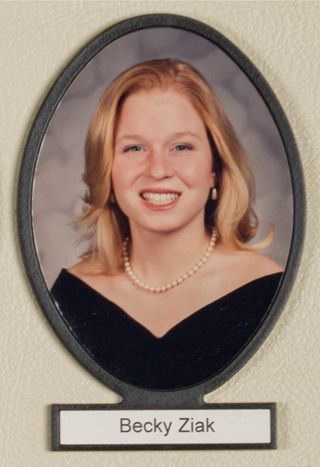 Delta Mu Chapter Composite Detail, Becky Ziak, 1996-1997