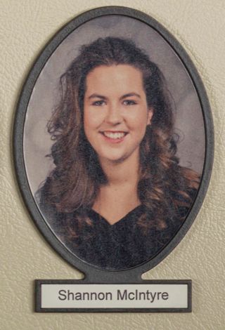 Delta Mu Chapter Composite Detail, Shannon McIntyre, 1996-1997