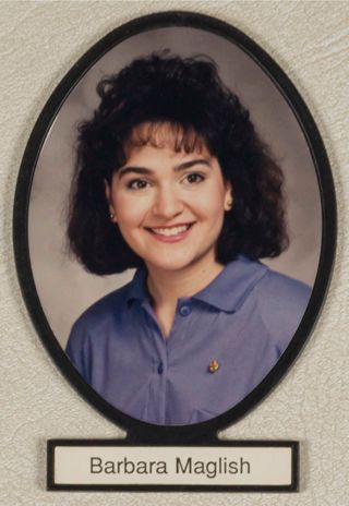 Delta Mu Chapter Composite Detail, Barbara Maglish, 1989-1990