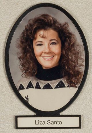 Delta Mu Chapter Composite Detail, Liza Santo, 1989-1990