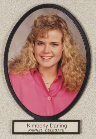 Delta Mu Chapter Composite Detail, Kimberly Darling, 1989-1990