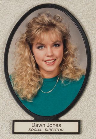 Delta Mu Chapter Composite Detail, Dawn Jones, 1989-1990