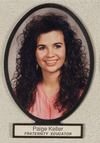 Delta Mu Chapter Composite Detail, Paige Keller, 1989-1990