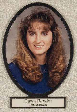 Delta Mu Chapter Composite Detail, Dawn Reeder, 1989-1990