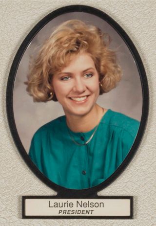 Delta Mu Chapter Composite Detail, Laurie Nelson, 1989-1990