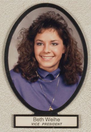 Delta Mu Chapter Composite Detail, Beth Weihe, 1989-1990