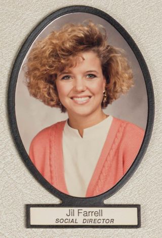 Delta Mu Chapter Composite Detail, Jil Farrell, 1989-1990