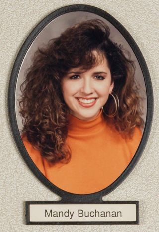 Delta Mu Chapter Composite Detail, Mandy Buchanan, 1989-1990