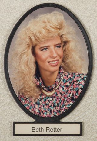 Delta Mu Chapter Composite Detail, Beth Retter, 1989-1990