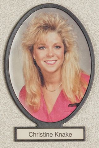 Delta Mu Chapter Composite Detail, Christine Knake, 1989-1990