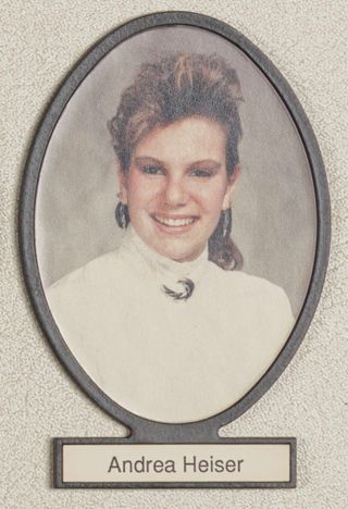 Delta Mu Chapter Composite Detail, Andrea Heiser, 1989-1990