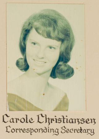 Delta Mu Chapter Composite Detail, Carole Christiansen, 1964