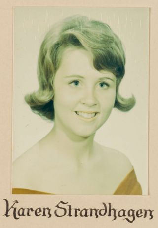 Delta Mu Chapter Composite Detail, Karen Strandhagen, 1964