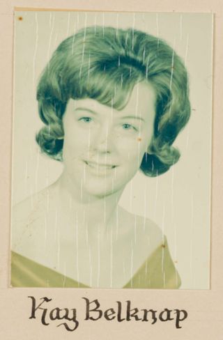 Delta Mu Chapter Composite Detail, Kay Belknap, 1964